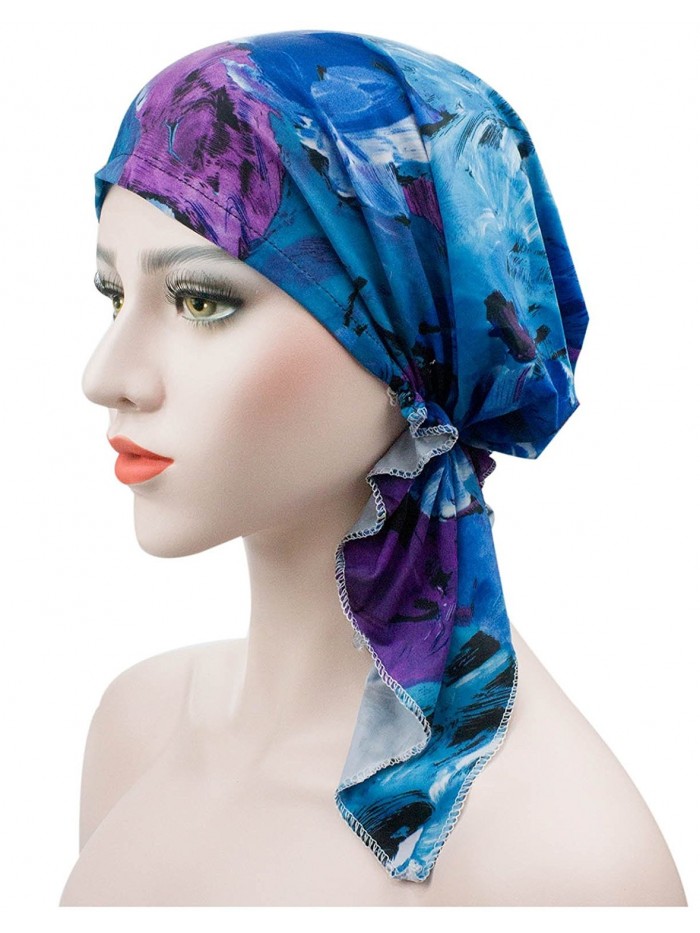 Cancer Scarf Adjustable Lined Pretied for Women with Chemo Hair Loss - Gdjh-3 - CB184HL7C5Y