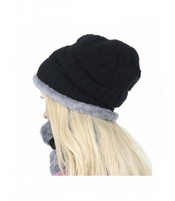 Ypser Womens Beanie Winter Knitted in Women's Skullies & Beanies